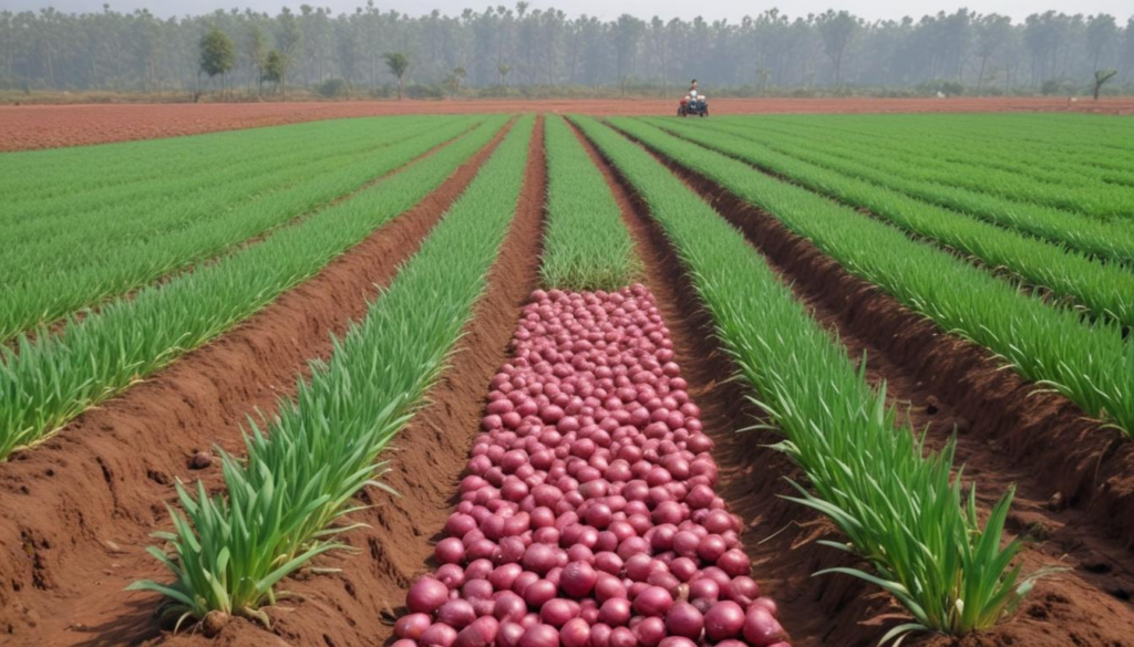 Maharashtra onion farmers struggle